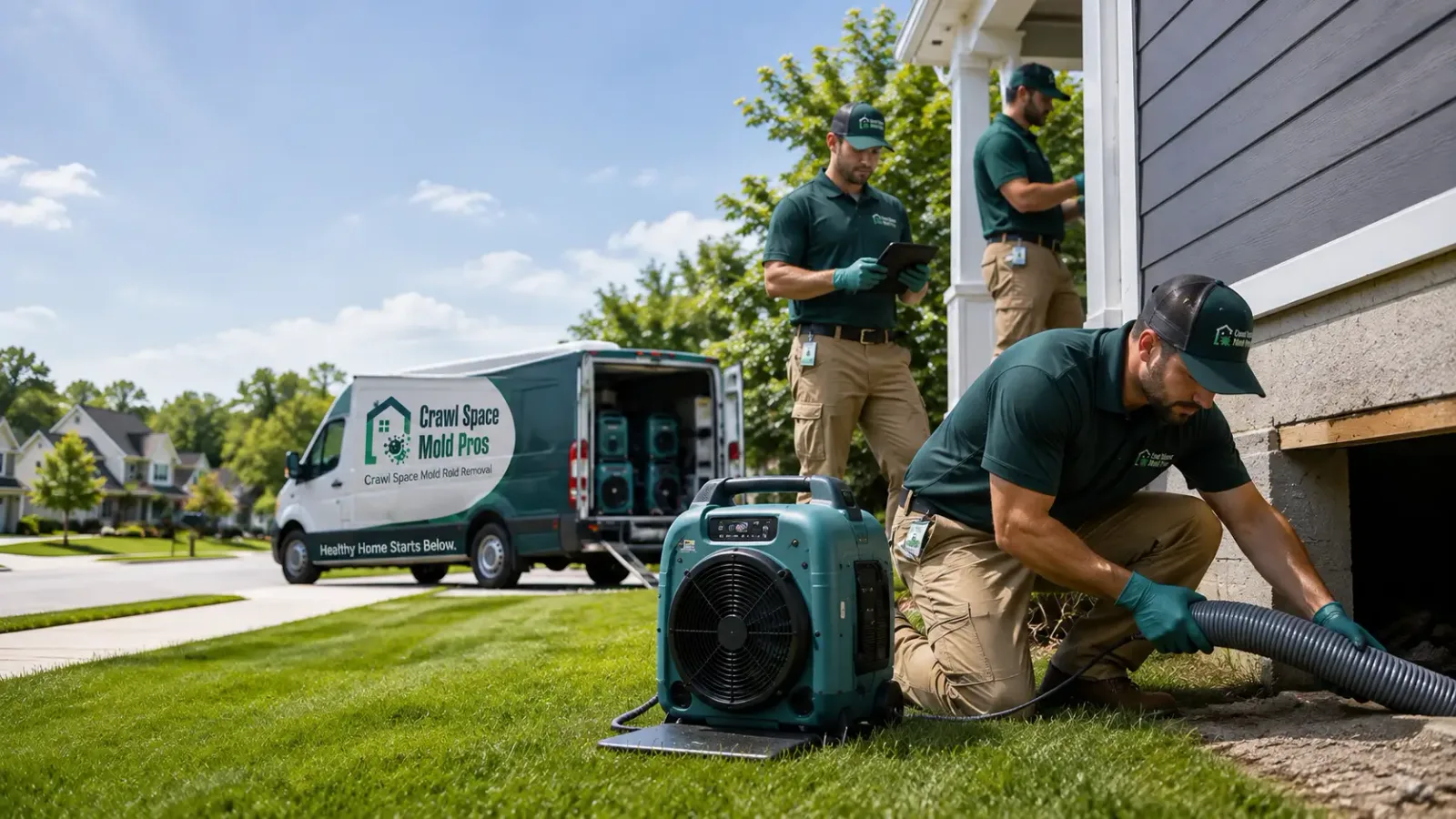 Crawl Space Mold Removal in Media, IL